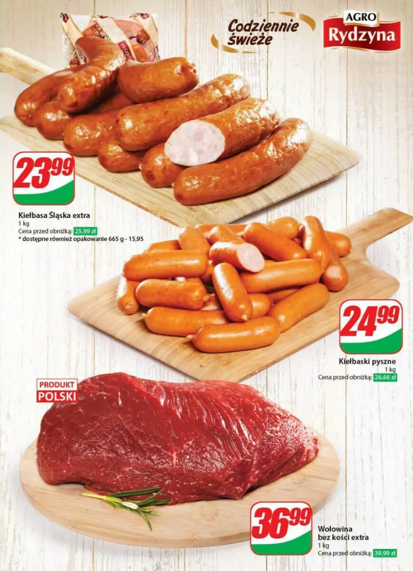 Gazetka promocyjna Dino - ważna 24.01 do 30.01.2024 - strona 17 - produkty: Kiełbasa, Kiełbasa śląska