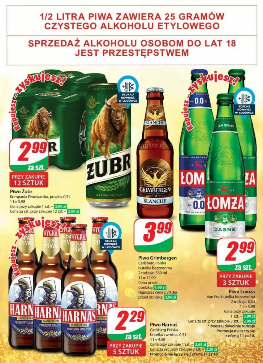 Gazetka promocyjna Dino - ważna 24.01 do 30.01.2024 - strona 35 - produkty: Carlsberg, Harnaś, LG, Piwo, Pur