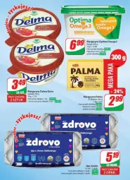 Gazetka promocyjna Dino - Gazetka - ważna od 30.01 do 30.01.2024 - strona 27 - produkty: Piec, Jaja, Palma, Optima, Margaryna, Optima Omega3, Delma