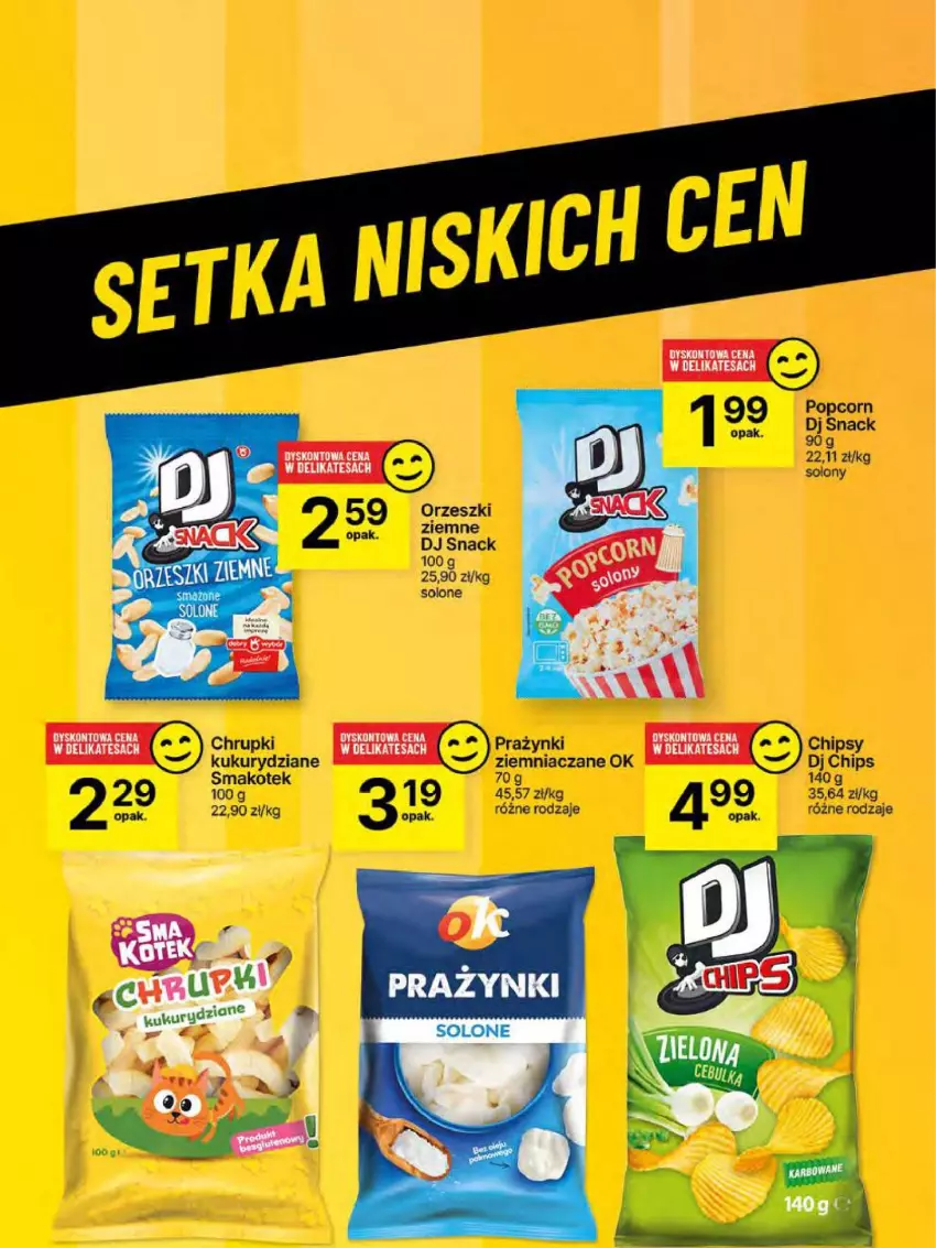 Gazetka promocyjna Delikatesy Centrum - NOWA GAZETKA Delikatesy Centrum od 13 marca! 13-19.03.2025 - ważna 13.03 do 19.03.2025 - strona 60 - produkty: Chipsy, Chrupki, Kotek, Orzeszki, Orzeszki ziemne, Popcorn, Smakotek