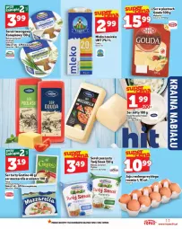 Gazetka promocyjna Topaz - Gazetka - Gazetka - ważna od 19.11 do 19.11.2025 - strona 11 - produkty: Mozzarella, Serek puszysty, Top, Ser, Gra, Piątnica, Jaja, Mlekovita, Serek, Solan, Hochland, Twój Smak, Gouda, Jaja z wolnego wybiegu, Mleko