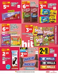 Gazetka promocyjna Topaz - Gazetka - Gazetka - ważna od 19.11 do 19.11.2025 - strona 19 - produkty: Kit Kat, Top, Snickers, Czekolada, Mars, Rurki, Baton, Halls, Haribo, Mango, Kinder