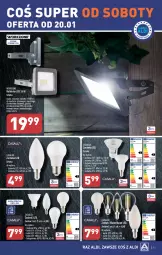 Gazetka promocyjna Aldi - Artykuły przemysłowe i tekstylia - Gazetka - ważna od 20.01 do 20.01.2024 - strona 11 - produkty: Halo, Top, Rum, Reflektor LED, Reflektor