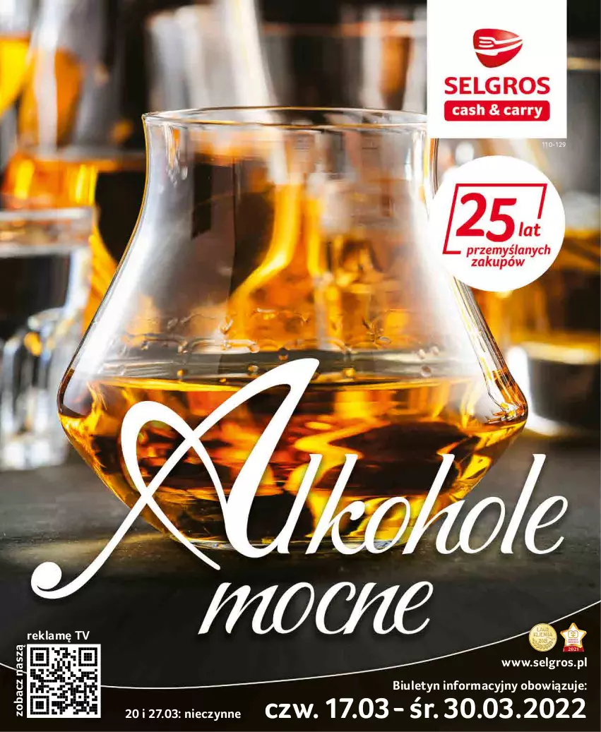 Gazetka promocyjna Selgros - Katalog Alkohole - ważna 17.03 do 30.03.2022 - strona 1 - produkty: LG