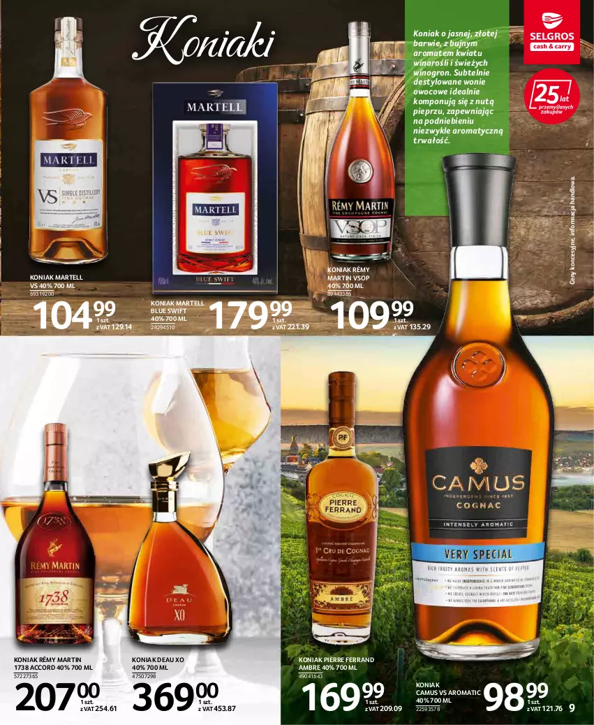 Gazetka promocyjna Selgros - Katalog Alkohole - ważna 17.03 do 30.03.2022 - strona 9 - produkty: Mus, Pieprz, Wino