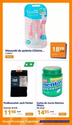 Gazetka promocyjna  - Gazetka - ważna od 03.10 do 03.10.2023 - strona 3 - produkty: Podkoszulek, Kosz, Gillette, Mentos, Guma do żucia, Mięta