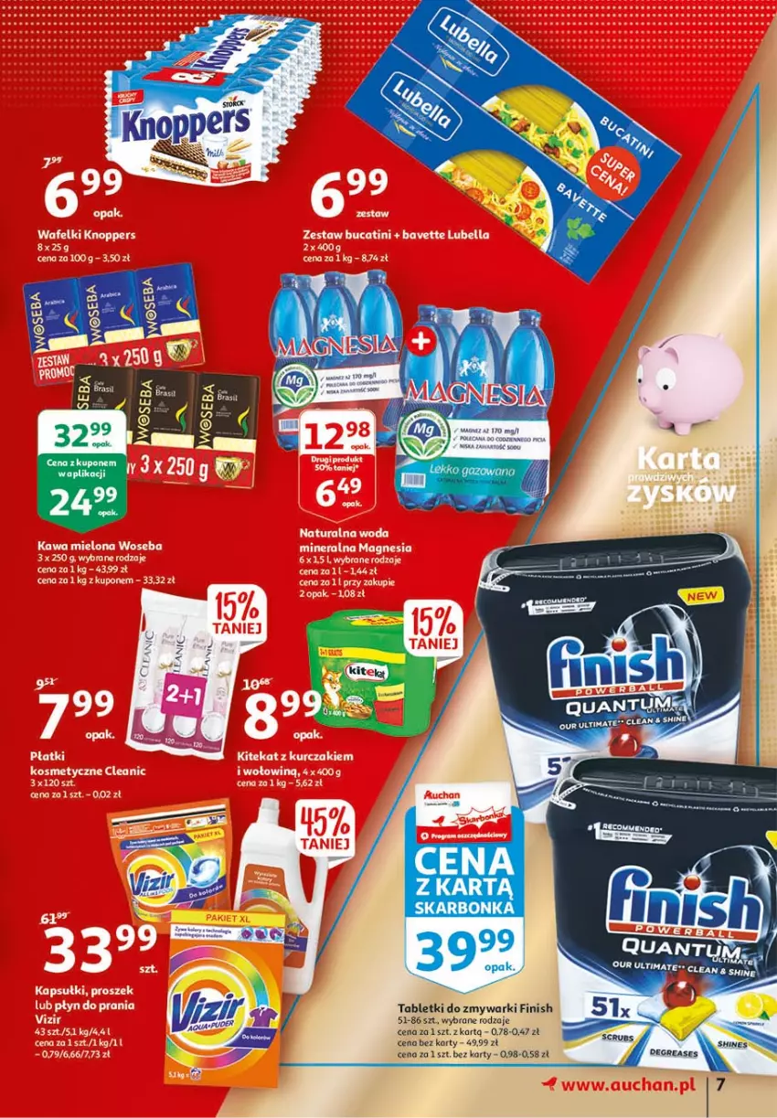 Gazetka promocyjna Auchan - 25 urodziny #1 Hipermarkety - ważna 22.04 do 28.04.2021 - strona 7 - produkty: Finish, Tablet, Tabletki do zmywarki, Zmywarki