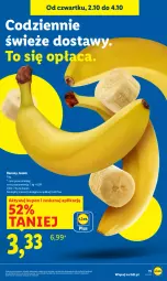 Gazetka promocyjna Lidl - GAZETKA - Gazetka - ważna od 04.10 do 04.10.2025 - strona 11 - produkty: Banany