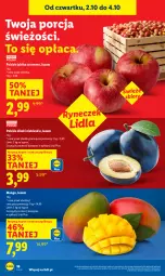 Gazetka promocyjna Lidl - GAZETKA - Gazetka - ważna od 04.10 do 04.10.2025 - strona 20 - produkty: Por, Mango, Jabłka