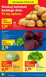 Gazetka promocyjna Lidl - GAZETKA - Gazetka - ważna od 04.10 do 04.10.2025 - strona 22 - produkty: Sałata masłowa, Ziemniaki, Sałat, Buraki, Masło