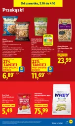 Gazetka promocyjna Lidl - GAZETKA - Gazetka - ważna od 04.10 do 04.10.2025 - strona 55 - produkty: Ser, Orzeszki, Wazon, Czekolada, Odżywka, Orzeszki ziemne