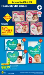 Gazetka promocyjna Lidl - GAZETKA - Gazetka - ważna od 04.10 do 04.10.2025 - strona 60 - produkty: Pampers, Dzieci