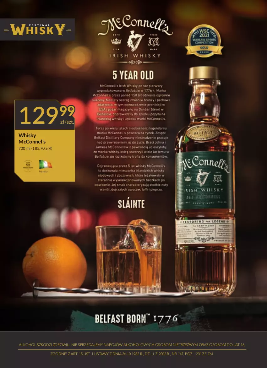 Gazetka promocyjna Stokrotka - Katalog Sylwester - ważna 29.12.2022 do 11.01.2023 - strona 8 - produkty: Whisky