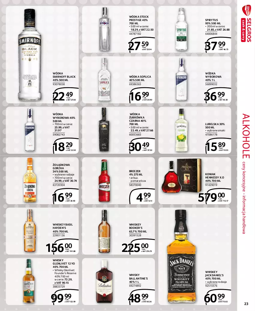 Gazetka promocyjna Selgros - Extra Oferta - ważna 01.07 do 31.07.2021 - strona 23 - produkty: Alkohole, Arbuz, Lack, Ser, Soplica, Stock, Whiskey, Whisky, Wódka, Wyborowa