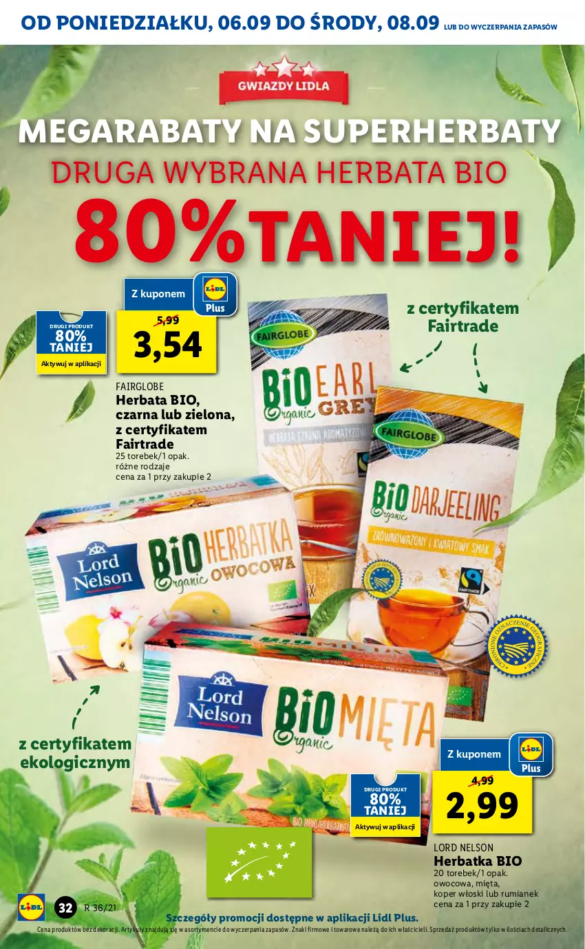 Gazetka promocyjna Lidl - GAZETKA - ważna 06.09 do 08.09.2021 - strona 32 - produkty: Fa, Herbata, Koper włoski, Mięta, Rum