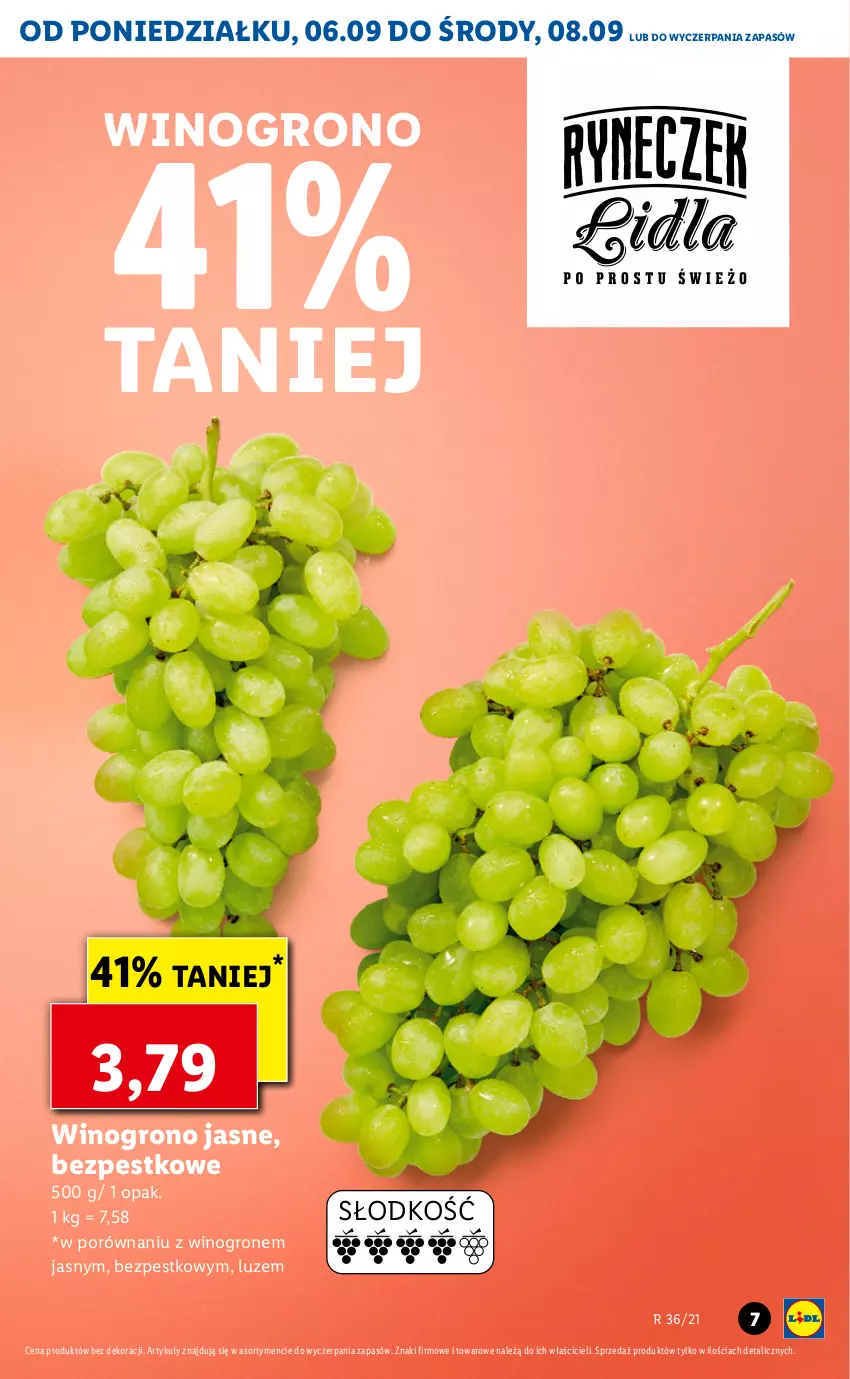 Gazetka promocyjna Lidl - GAZETKA - ważna 06.09 do 08.09.2021 - strona 7 - produkty: Por, Wino