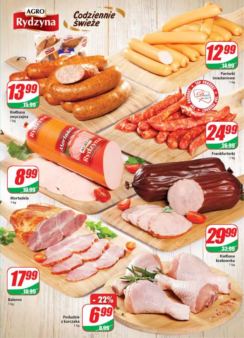 Gazetka promocyjna Dino - Gazetka - ważna 27.10 do 02.11.2021 - strona 9 - produkty: Danio, Kiełbasa, Kurczak, Parówki