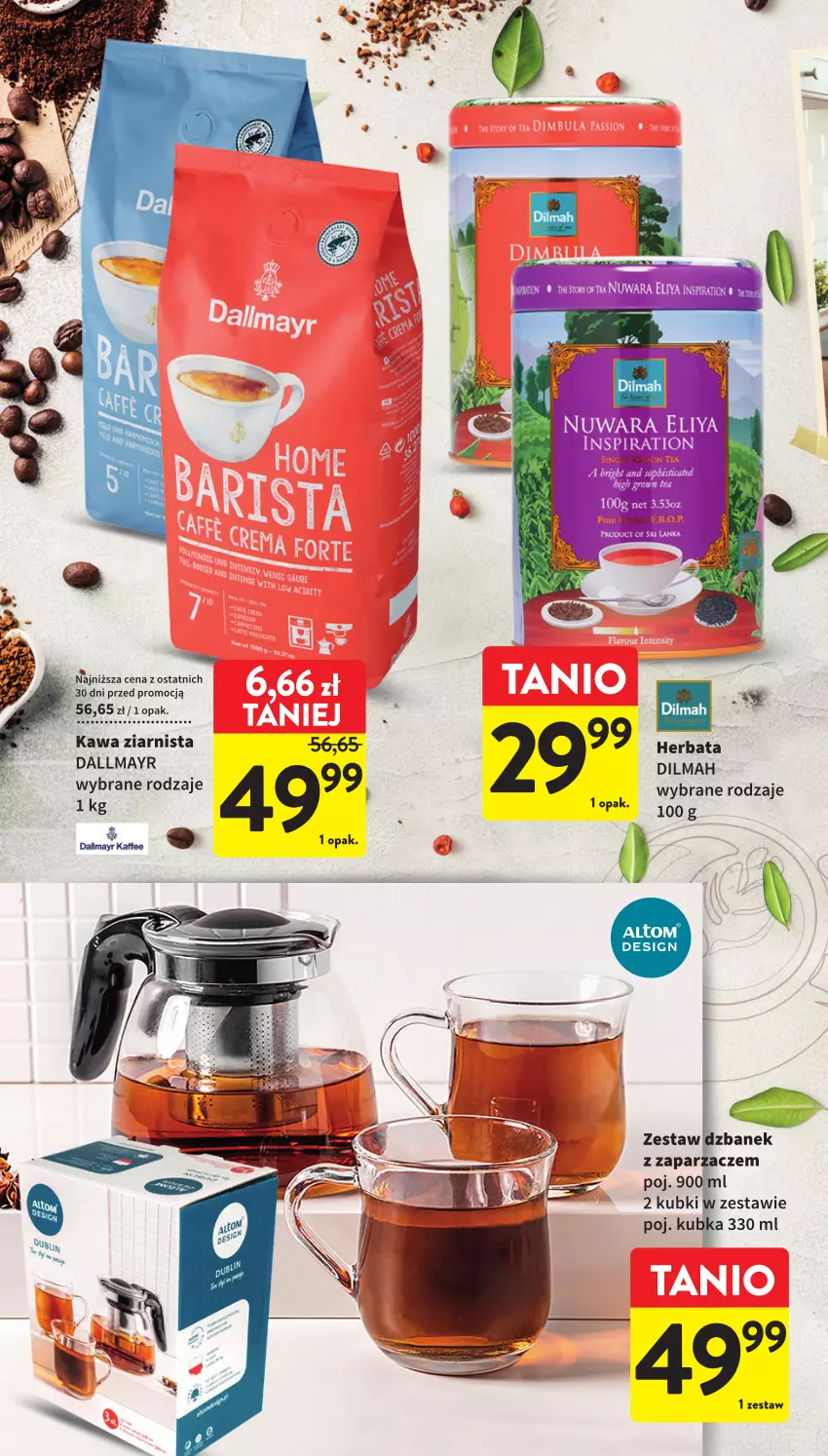 Gazetka promocyjna Intermarche - Gazetka Intermarche - ważna 18.05 do 05.06.2023 - strona 18 - produkty: Dallmayr, Dilmah, Dzbanek, Herbata, Kawa, Kawa ziarnista, Zaparzacz