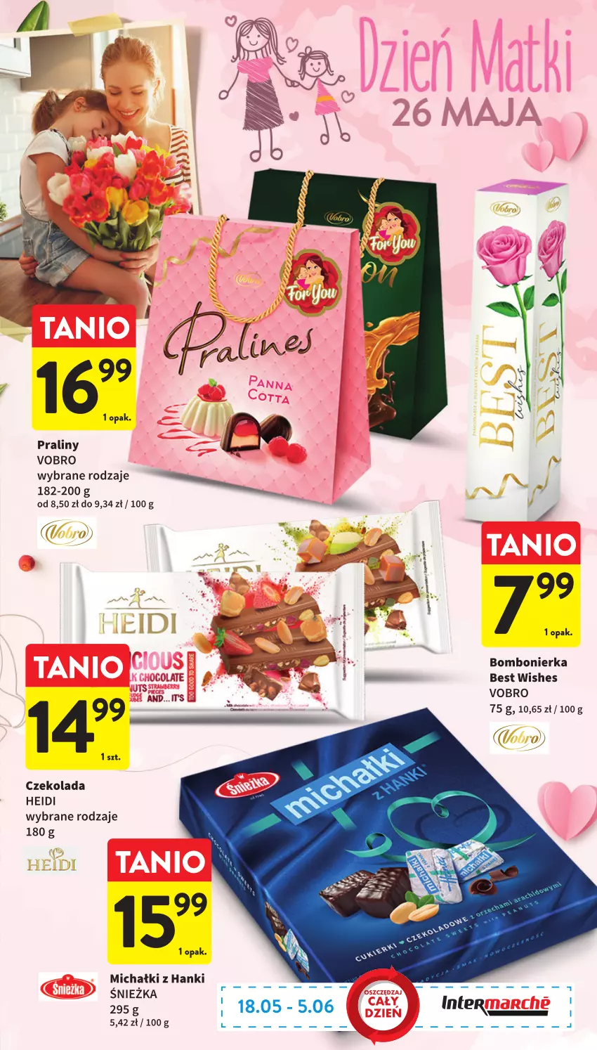 Gazetka promocyjna Intermarche - Gazetka Intermarche - ważna 18.05 do 05.06.2023 - strona 19 - produkty: Czekolada, Michałki, Praliny