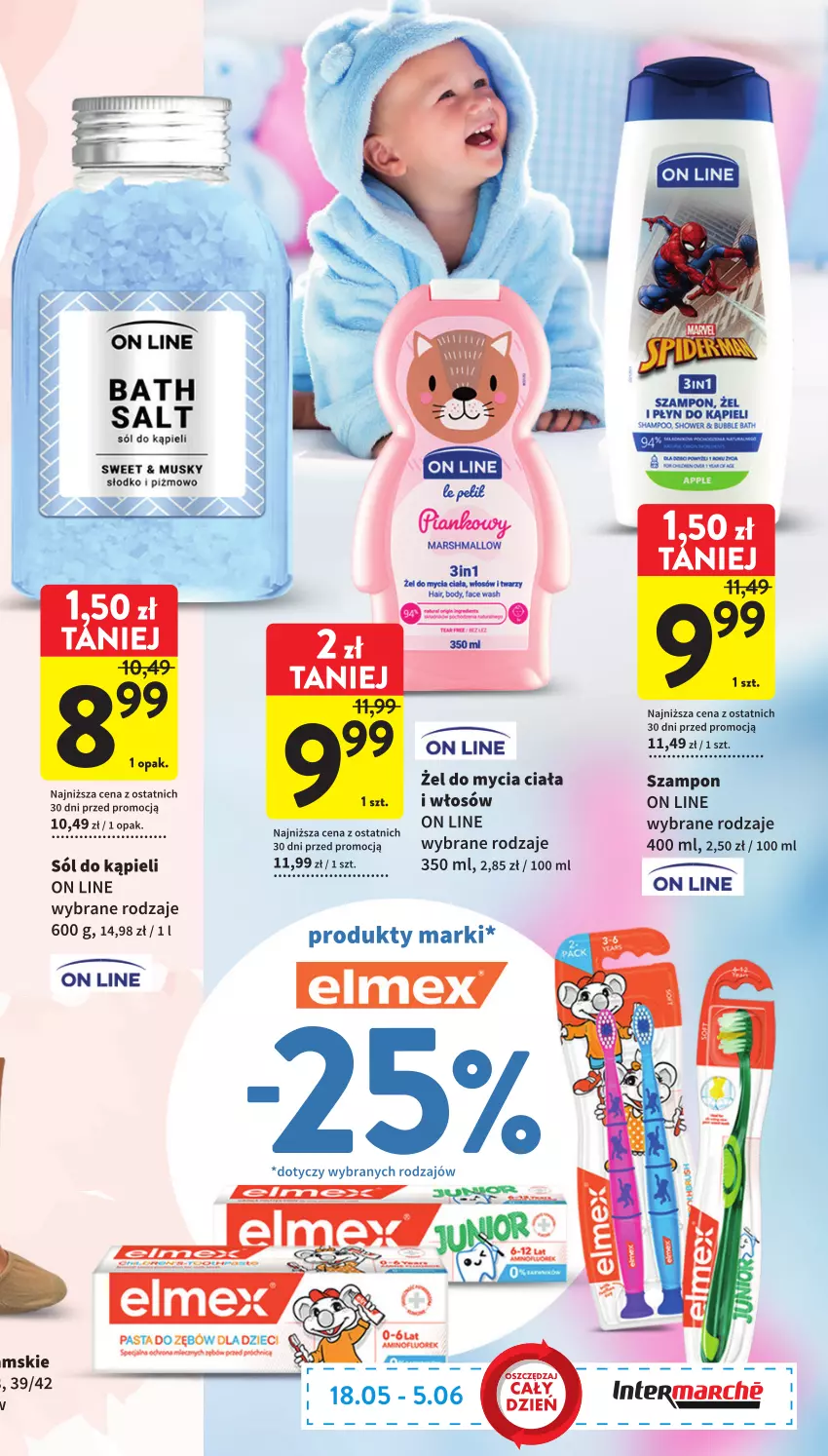 Gazetka promocyjna Intermarche - Gazetka Intermarche - ważna 18.05 do 05.06.2023 - strona 23 - produkty: Body, Dzieci, Fa, Mars, Mus, Pasta do zębów, Sól, Sól do kąpieli, Szampon