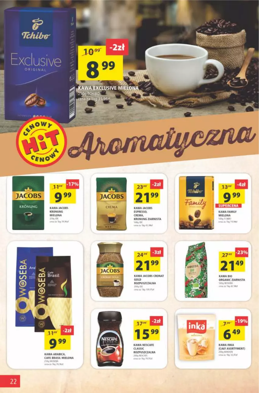 Gazetka promocyjna Arhelan - Gazetka - ważna 26.03 do 04.04.2021 - strona 22 - produkty: BIC, Fa, Inka, Jacobs, Kawa