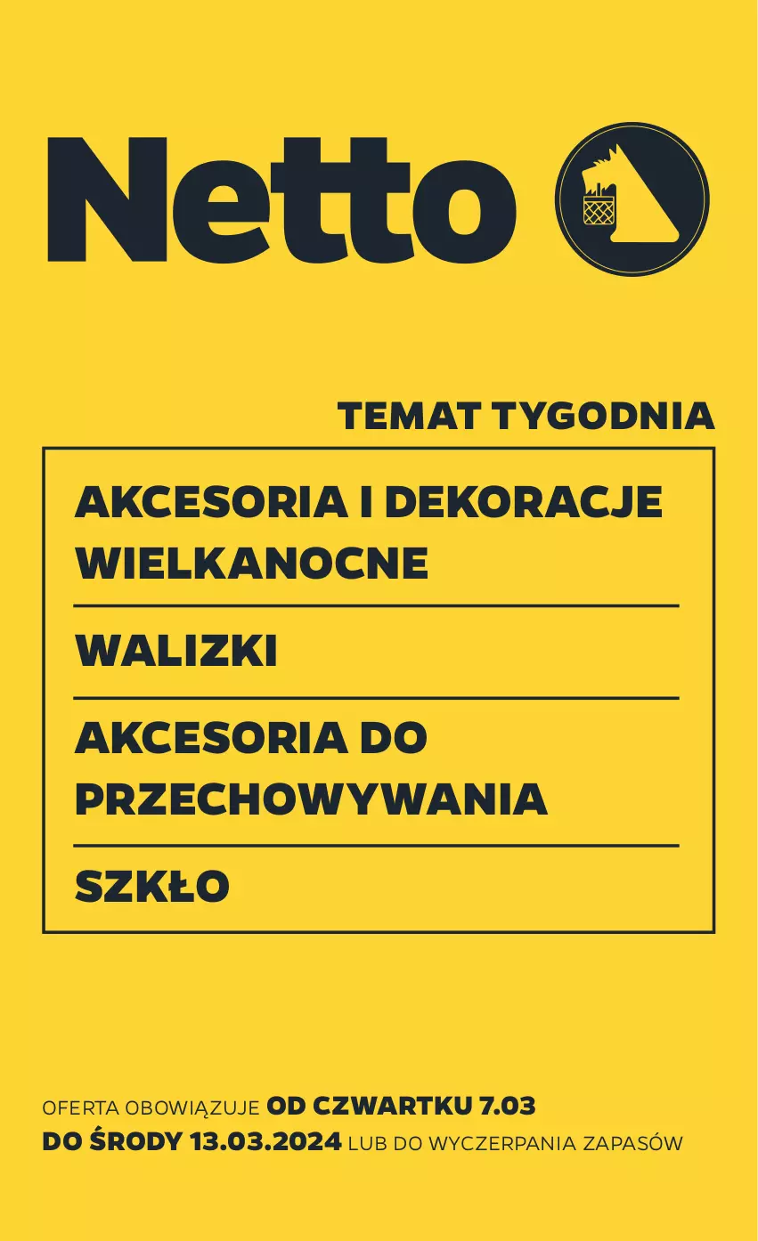 Gazetka promocyjna Netto - Akcesoria i dodatki - ważna 07.03 do 13.03.2024 - strona 1