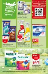 Gazetka promocyjna Auchan - Wielkanoc z najlepszej cenie! Część 1. Hipermarket Auchan - Gazetka - ważna od 20.03 do 20.03.2024 - strona 43 - produkty: Ludwik, Chusteczki do czyszczenia, Pur, Gin, Papier, Papier toaletowy, Presto, Odświeżacz powietrza, Chusteczki, Płyn do mycia, Kapsułki do prania, Ambi Pur