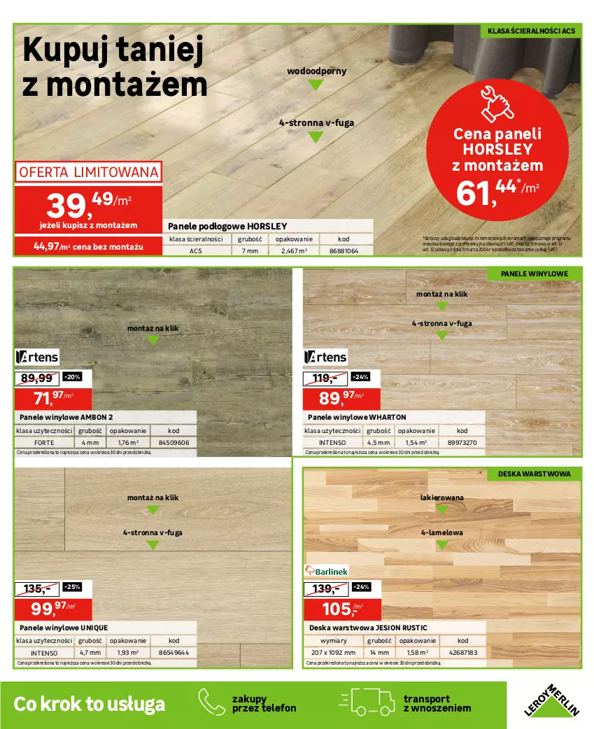 Gazetka promocyjna Leroy Merlin - Gazetka Leroy Merlin - ważna 17.11 do 26.12.2023 - strona 19 - produkty: Deska warstwowa, Drzwi, Gra, Lakier, Por, Rama, Rust, Sport, Telefon, Tran