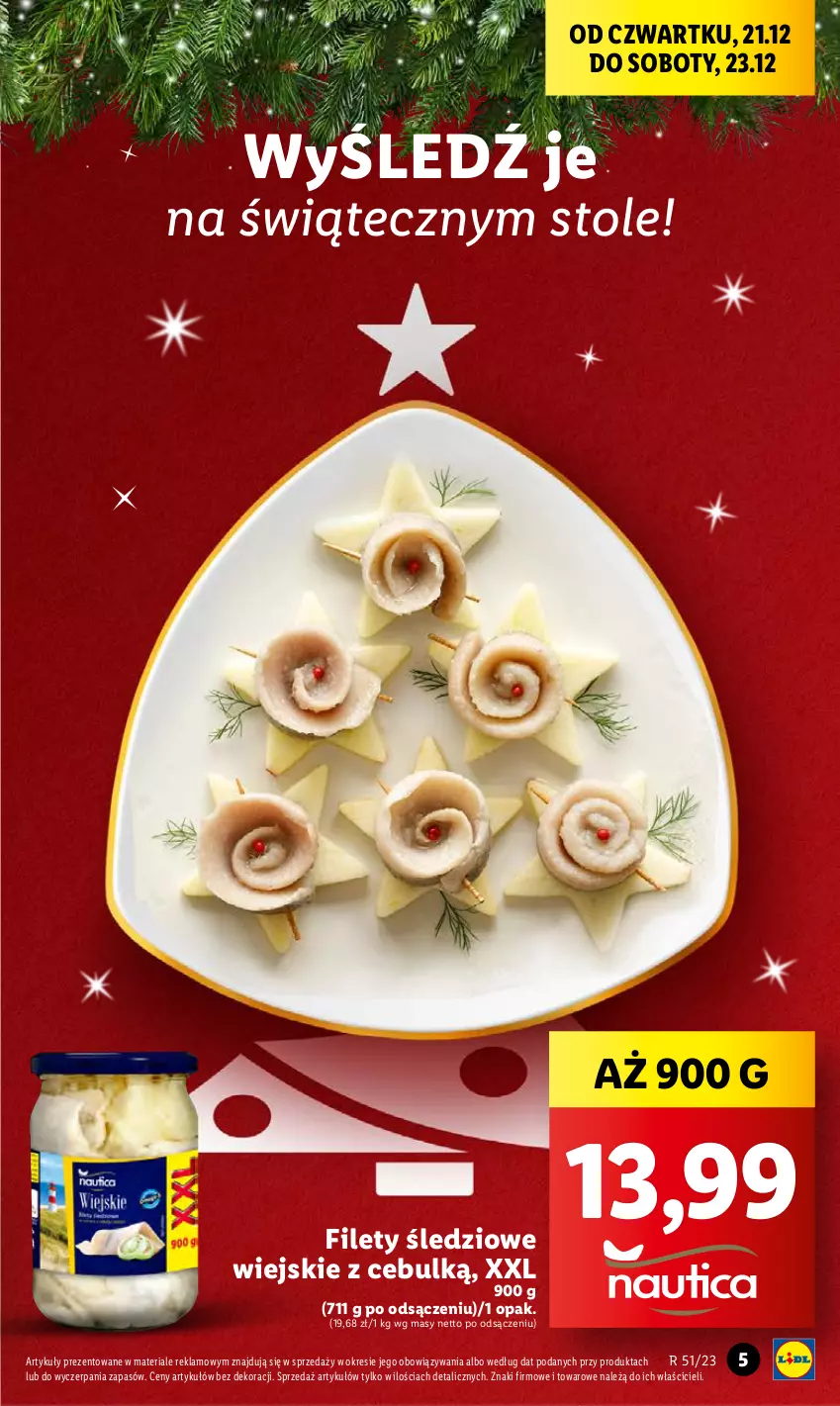 Gazetka promocyjna Lidl - GAZETKA - ważna 21.12 do 23.12.2023 - strona 5 - produkty: Mięso, Ole!