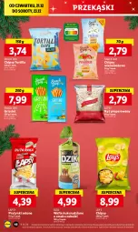 Gazetka promocyjna Lidl - GAZETKA - Gazetka - ważna od 23.12 do 23.12.2023 - strona 50 - produkty: Ryż, Grissini, Chipsy, Tortilla, Wazon, Wafle, Tortilla Chips, Lay’s