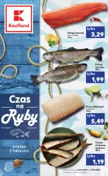 Gazetka promocyjna Kaufland - RYBY - Gazetka - ważna od 09.03 do 09.03.2022 - strona 1 - produkty: Polędwica, Tuszka śledziowa wędzona, Pstrąg tęczowy, Tusz, Tuszka śledziowa, Pstrąg, Dorsz