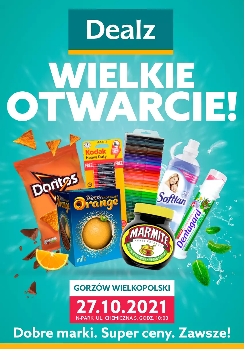 Gazetka promocyjna Dealz - Gazetka na otwarcie - Gorzów Wielkopolski - ważna 27.10 do 10.11.2021 - strona 1