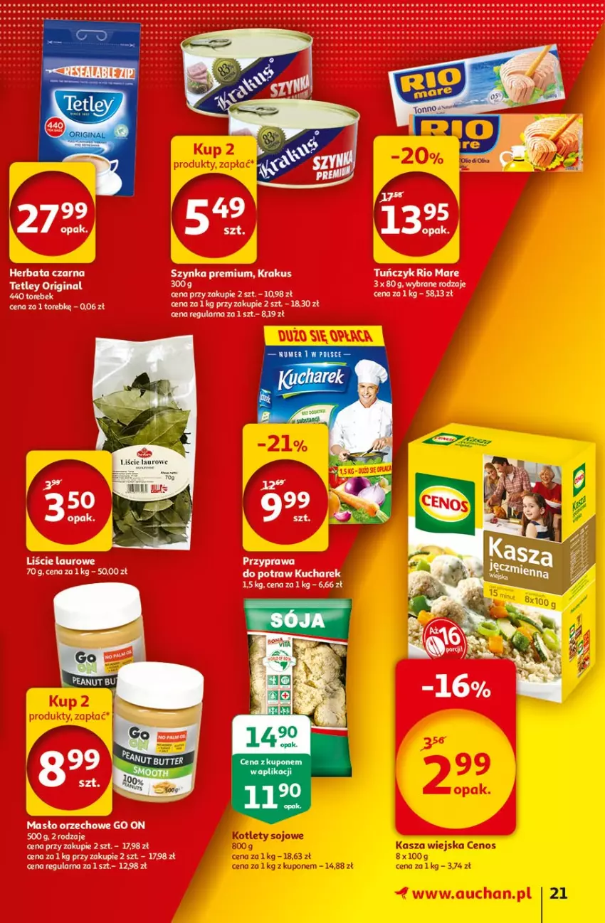 Gazetka promocyjna Auchan - Zbijamy ceny Hipermarkety - ważna 14.01 do 20.01.2021 - strona 21