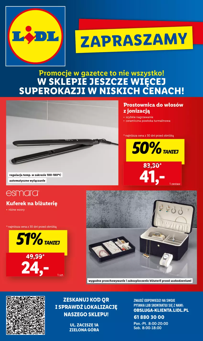 Gazetka promocyjna Lidl - Lidl w Zielonej Górze już otwarty - ważna 10.06 do 15.06.2024 - strona 8 - produkty: Prostownica do włosów