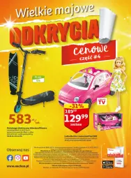 Gazetka promocyjna Auchan - Gazetka Wielkie majowe odkrycia cenowe część #4 Hipermarket Auchan - Gazetka - ważna od 27.05 do 27.05.2023 - strona 48 - produkty: Gra, Samochód, Barbie, Dzieci, Hulajnoga, Lalka, Hulajnoga elektryczna, Fa