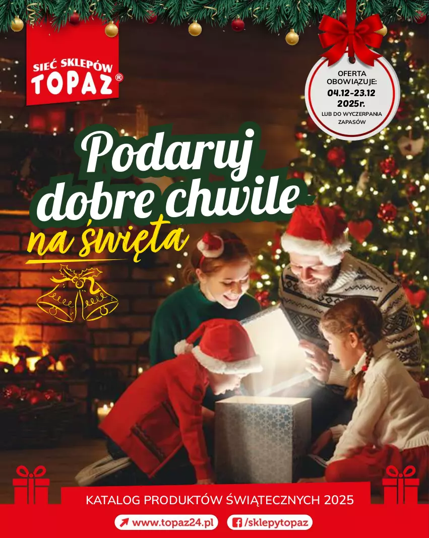 Gazetka promocyjna Topaz - Gazetka - ważna 04.12 do 31.12.2025 - strona 1