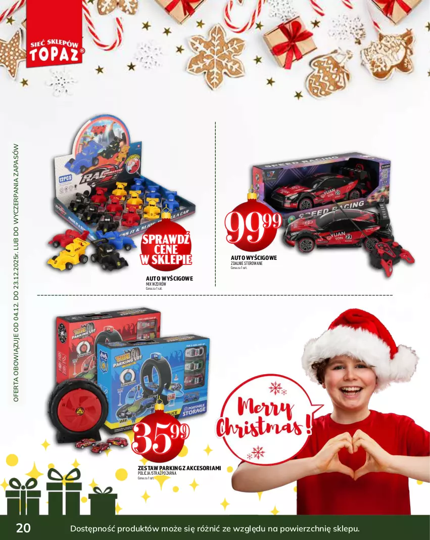 Gazetka promocyjna Topaz - Gazetka - ważna 04.12 do 31.12.2025 - strona 20 - produkty: Straż pożarna
