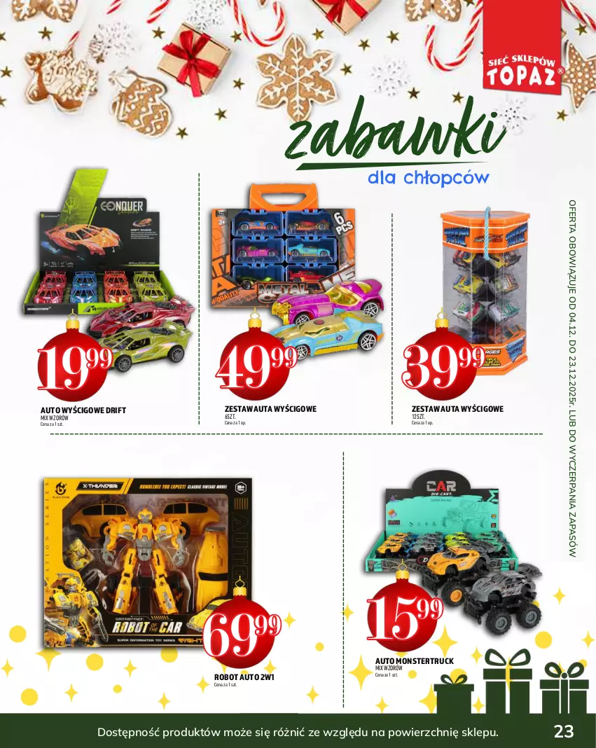 Gazetka promocyjna Topaz - Gazetka - ważna 04.12 do 31.12.2025 - strona 23 - produkty: Robot