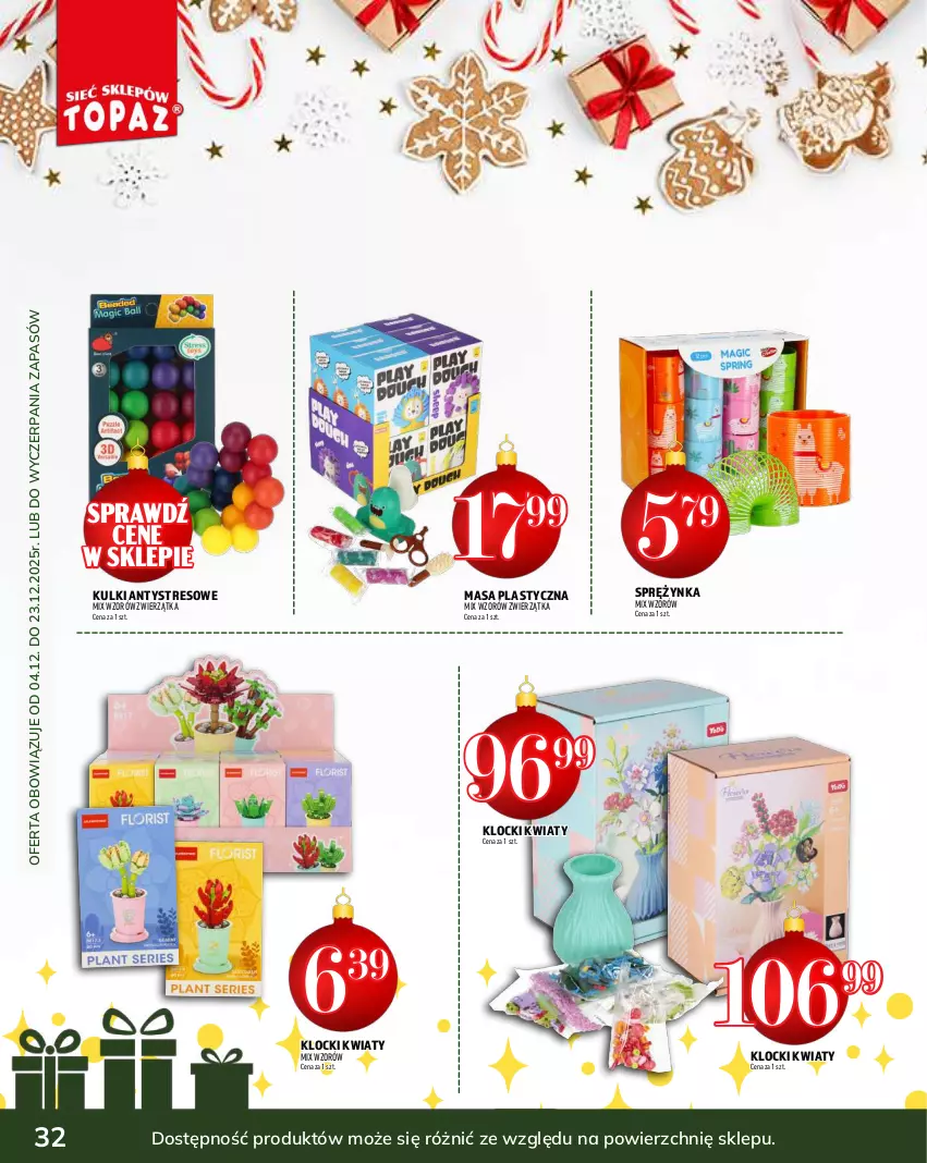 Gazetka promocyjna Topaz - Gazetka - ważna 04.12 do 31.12.2025 - strona 32 - produkty: Klocki