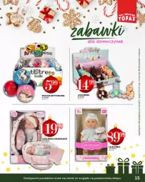 Gazetka promocyjna Topaz - Gazetka - Gazetka - ważna od 31.12 do 31.12.2025 - strona 15 - produkty: Lalka