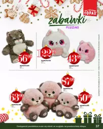 Gazetka promocyjna Topaz - Gazetka - Gazetka - ważna od 31.12 do 31.12.2025 - strona 37 - produkty: Pluszak