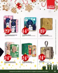Gazetka promocyjna Topaz - Gazetka - Gazetka - ważna od 31.12 do 31.12.2025 - strona 43 - produkty: Woda perfumowana, Por, Dezodorant, Krem do rąk, Balsam do ciała, Perfum, Woda, Antyperspirant, Nivea