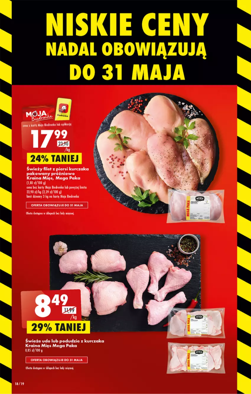 Gazetka promocyjna Biedronka - ważna 08.05 do 13.05.2023 - strona 18 - produkty: Dron, Filet z piersi kurczaka, Kurczak, Podudzie z kurczaka