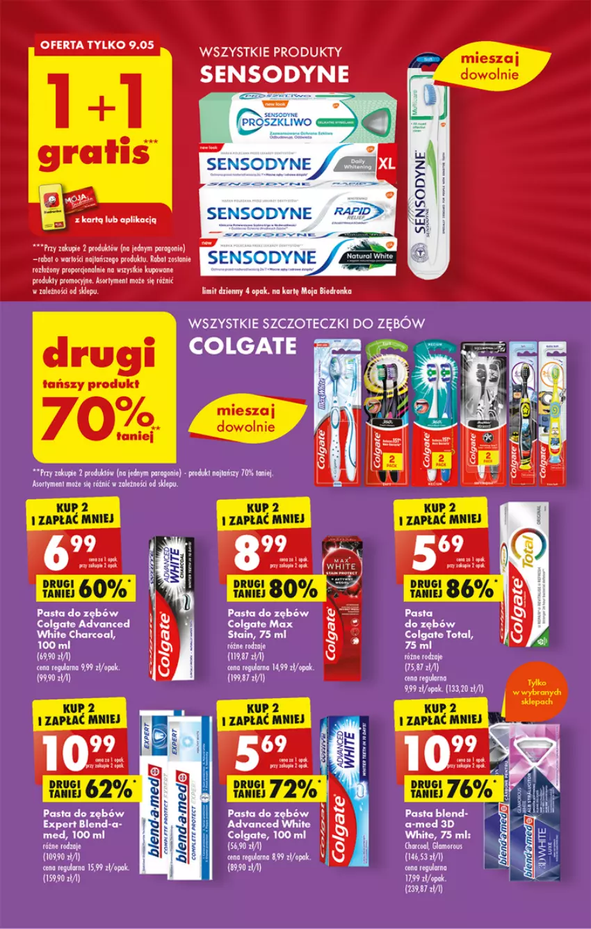 Gazetka promocyjna Biedronka - ważna 08.05 do 13.05.2023 - strona 41 - produkty: Colgate, Colgate Total, LG, Pasta do zębów, Por, Sensodyne