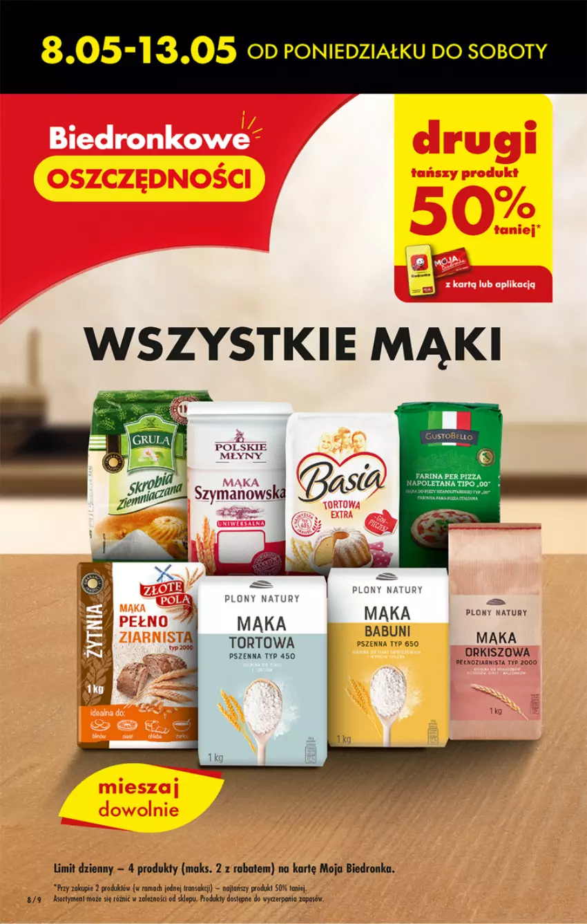 Gazetka promocyjna Biedronka - ważna 08.05 do 13.05.2023 - strona 8 - produkty: Babuni, Bell, Dron, Fa, LG, Mąka, Mąka pszenna, Rama