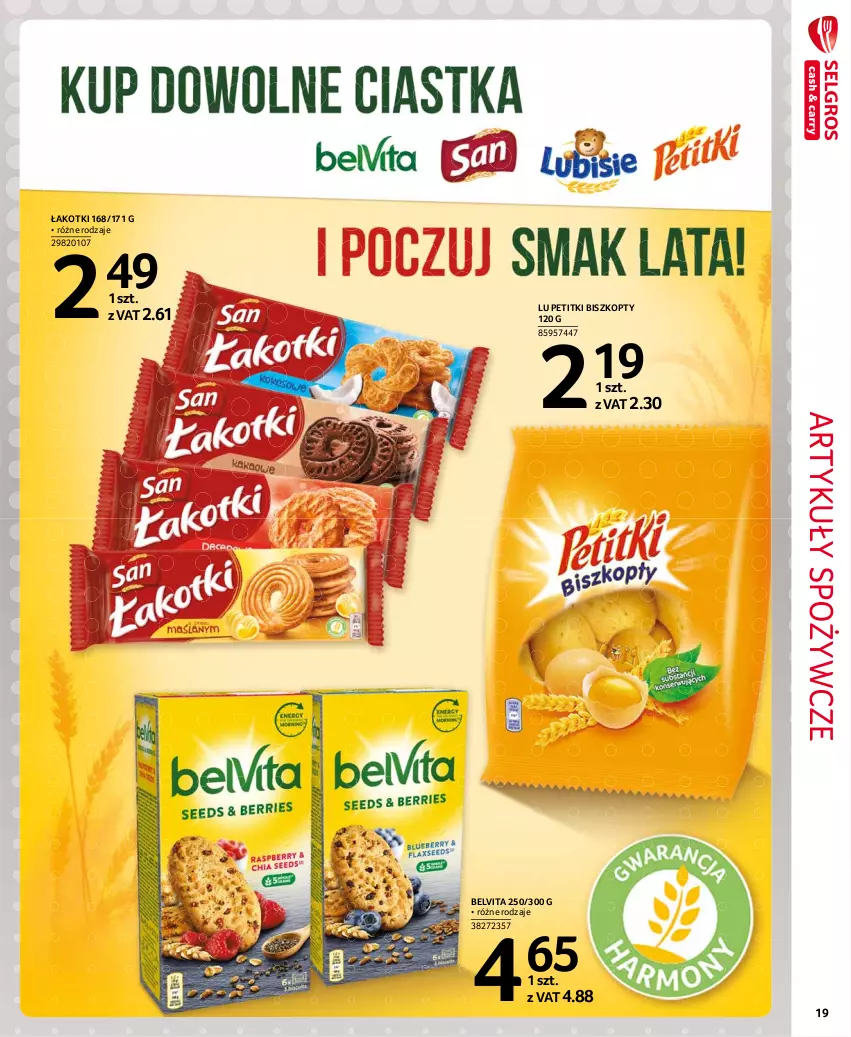 Gazetka promocyjna Selgros - Extra Oferta - ważna 01.08 do 31.08.2021 - strona 19 - produkty: Artykuły spożywcze, BelVita, Biszkopty