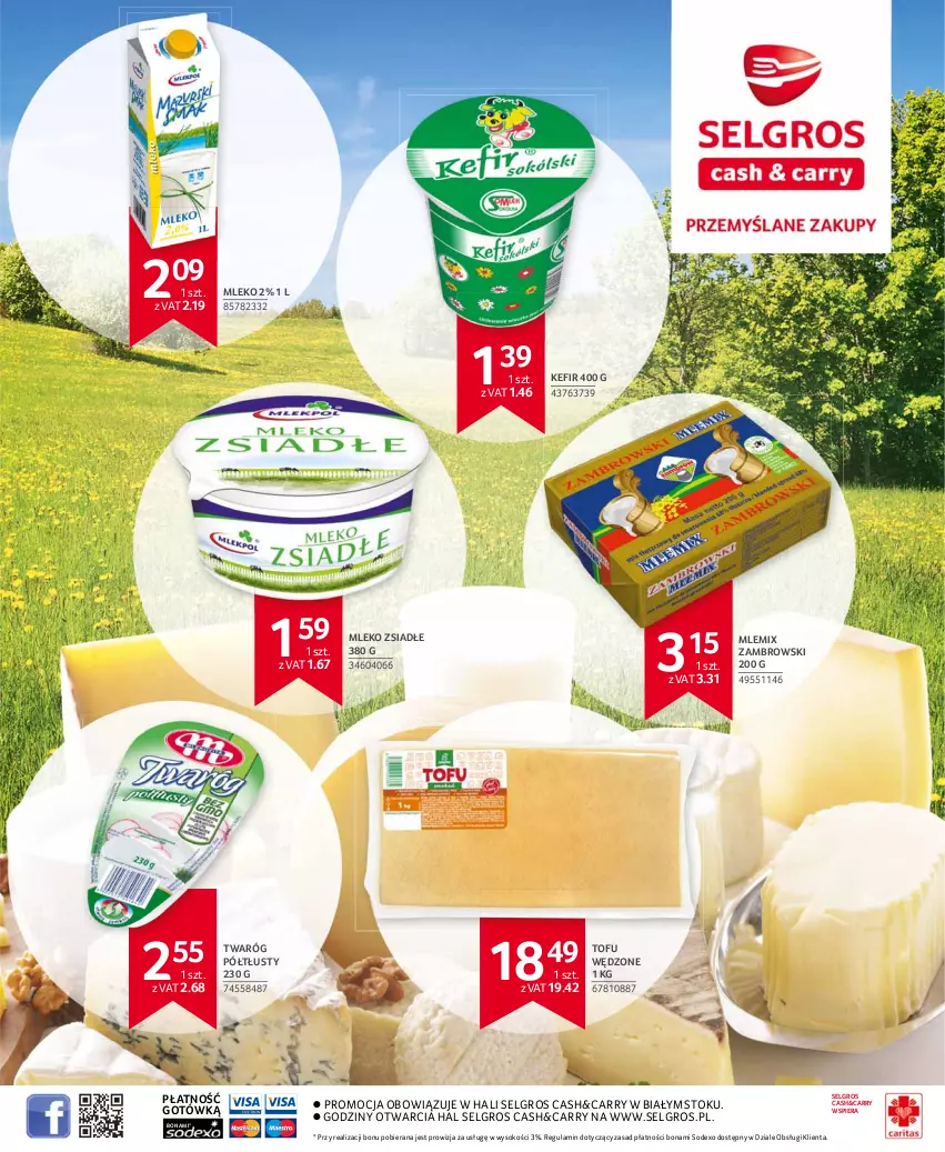 Gazetka promocyjna Selgros - Extra Oferta - ważna 01.08 do 31.08.2021 - strona 37 - produkty: Kefir, LG, Mleko, Mleko zsiadłe, Mlemix Zambrowski, Sok, Tofu, Twaróg, Twaróg półtłusty