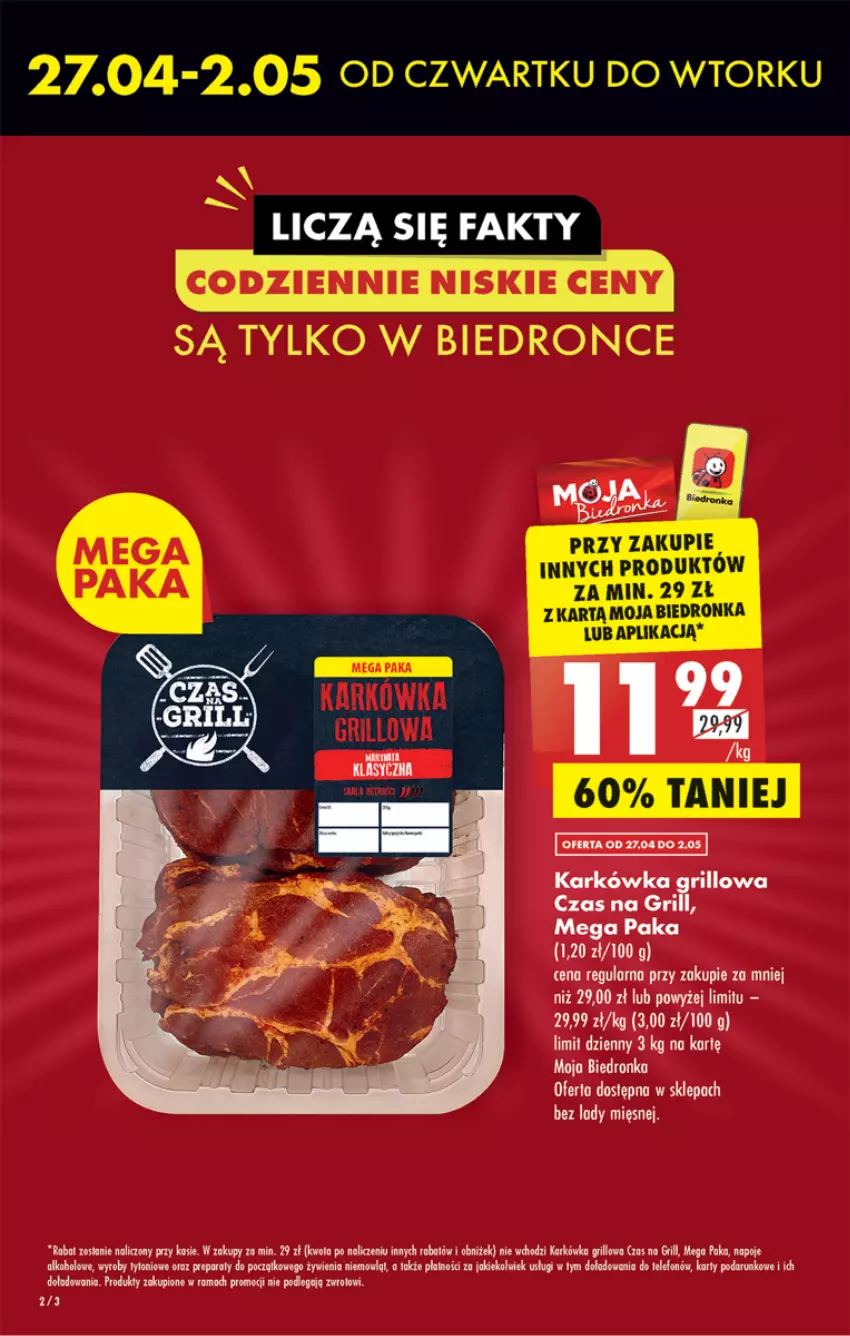 Gazetka promocyjna Biedronka - ważna 27.04 do 03.05.2023 - strona 2 - produkty: Dron, Grill, Napoje, Rama, Telefon