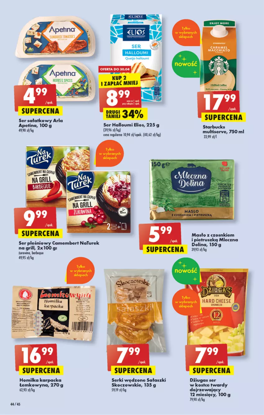 Gazetka promocyjna Biedronka - ważna 27.04 do 03.05.2023 - strona 44 - produkty: Fa, Grill, Karp, Koc, Masło, Milka, NaTurek, Sałat, Ser, Ser pleśniowy