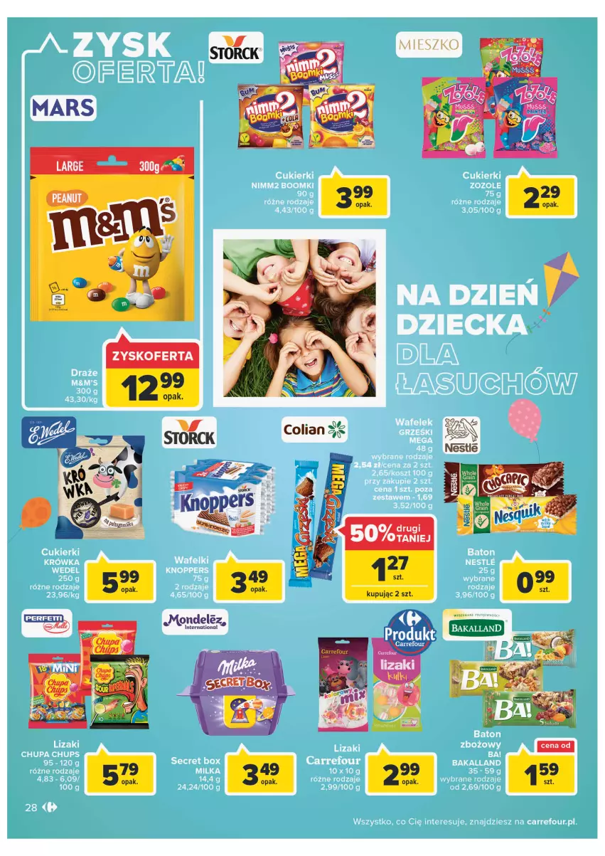 Gazetka promocyjna Carrefour - Gazetka Carrefour ZyskOferty - ważna 23.05 do 28.05.2022 - strona 28 - produkty: Lizaki